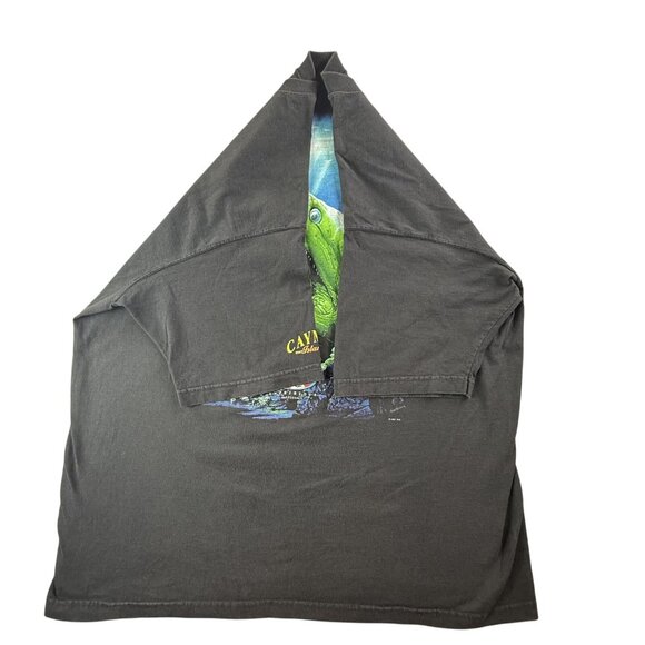 Vintage Amphibious Outfitter Shirt Mens 2XL Cayman Island Diver USA Made 90s Y2K - Picture 11 of 16